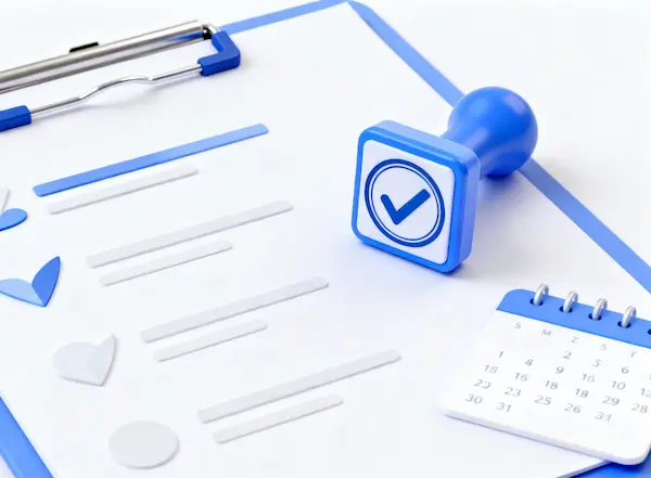 Minimal research desk visual representing metabolism topics, timing signals, and verification checklists